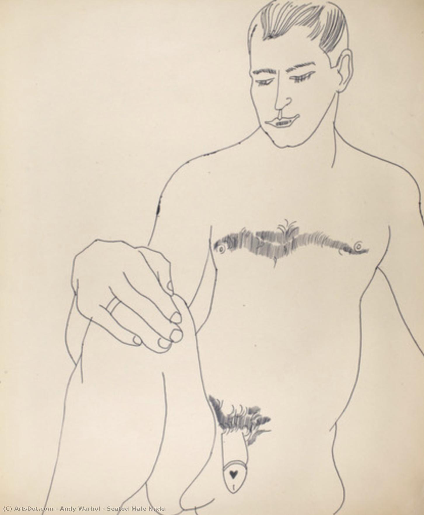 Gesässiger Männlicher Nacktmann — Andy Warhol