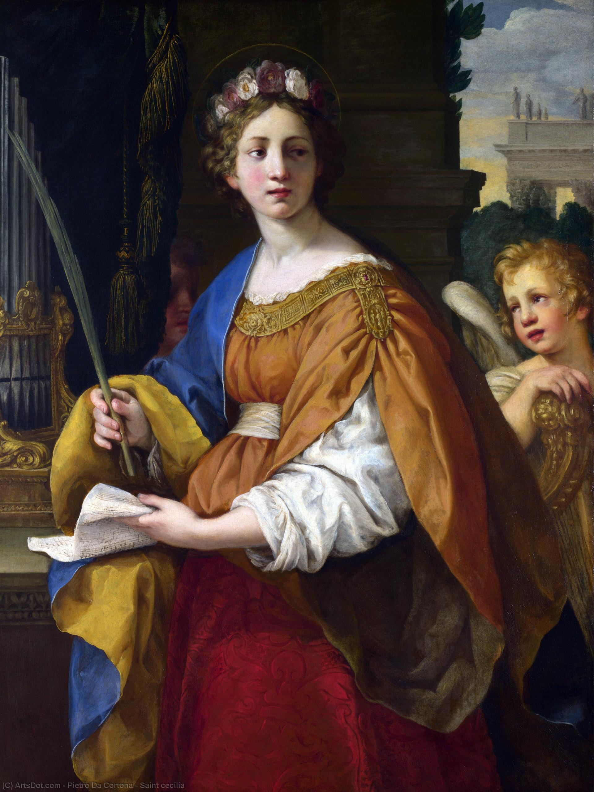 Saint Cecilia — Пьетро Да Кортона