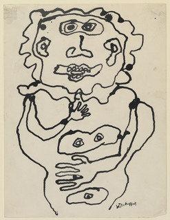 Personnage (femme Nue) — Jean Philippe Arthur Dubuffet