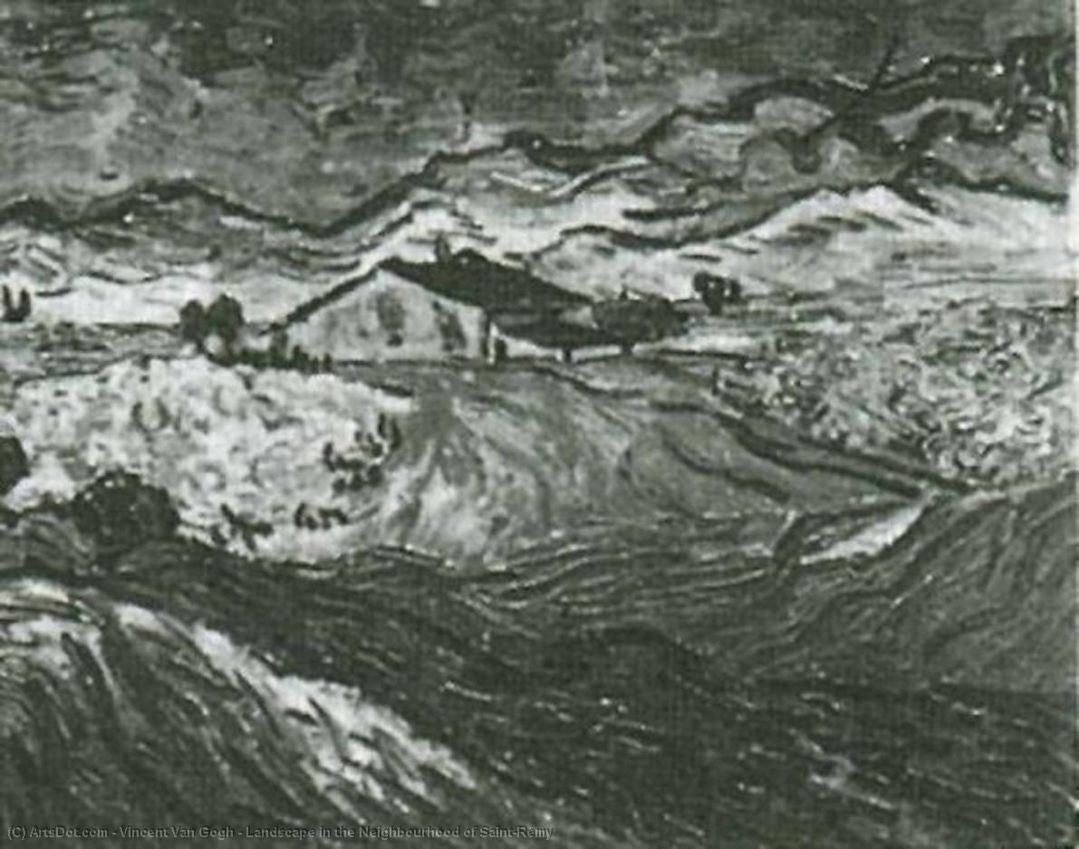 Landschaft In Der Nähe Von Saint-rémy — Vincent Willem Van Gogh