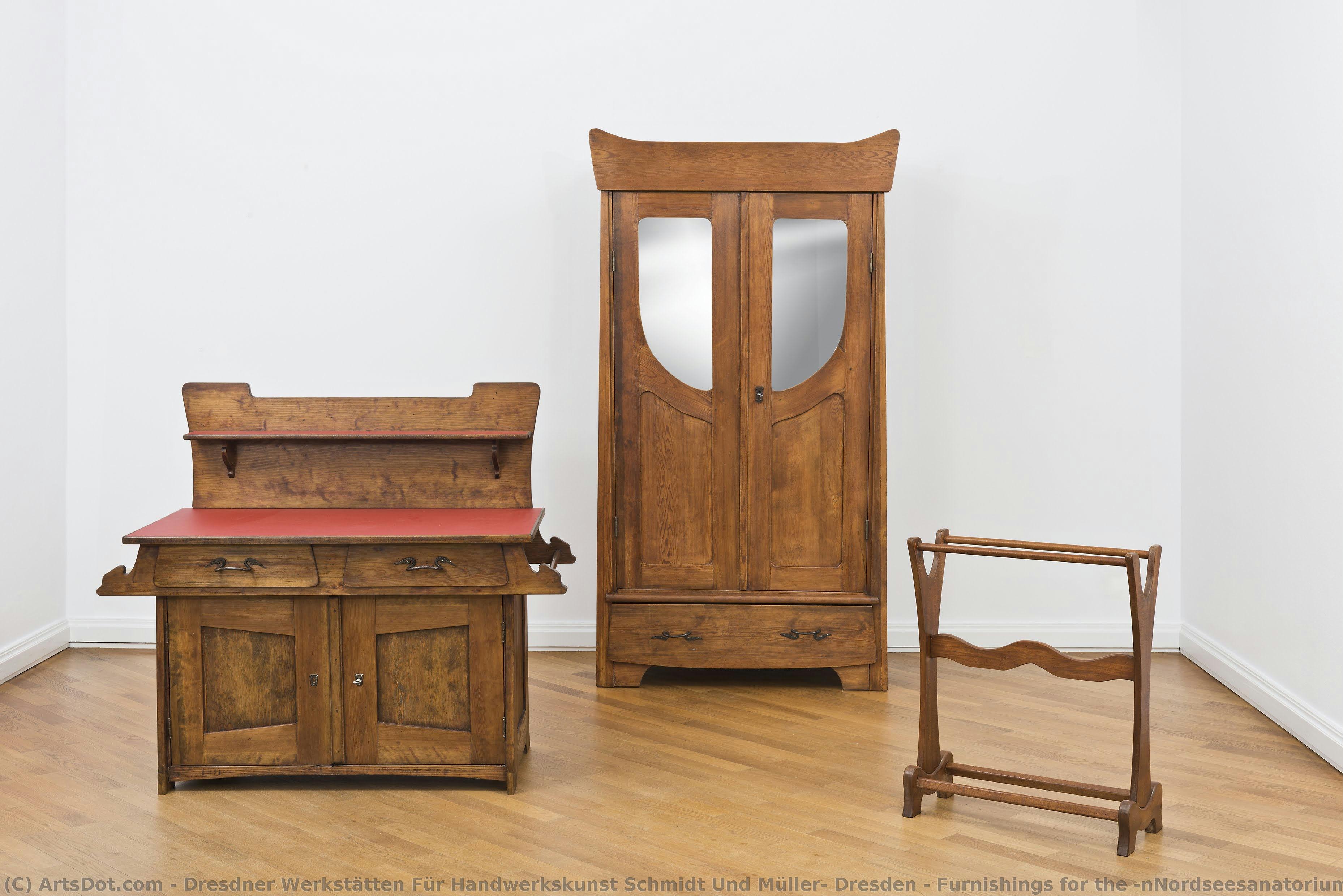 Furnishings For The \nnordseesanatorium Wyk — Dresdner Werkstätten Für Handwerkskunst Schmidt Und Müller, Dresden