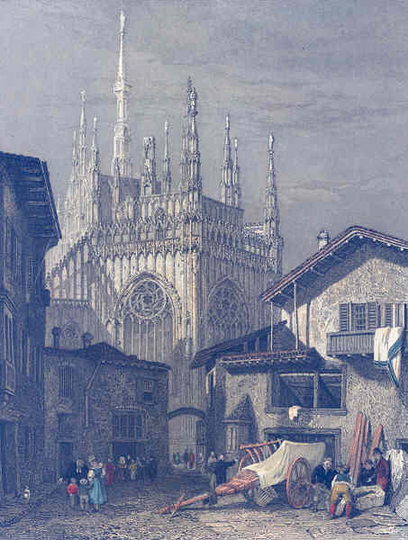 The Duomo At Milan, Italy — Clarkson Frederick Stanfield