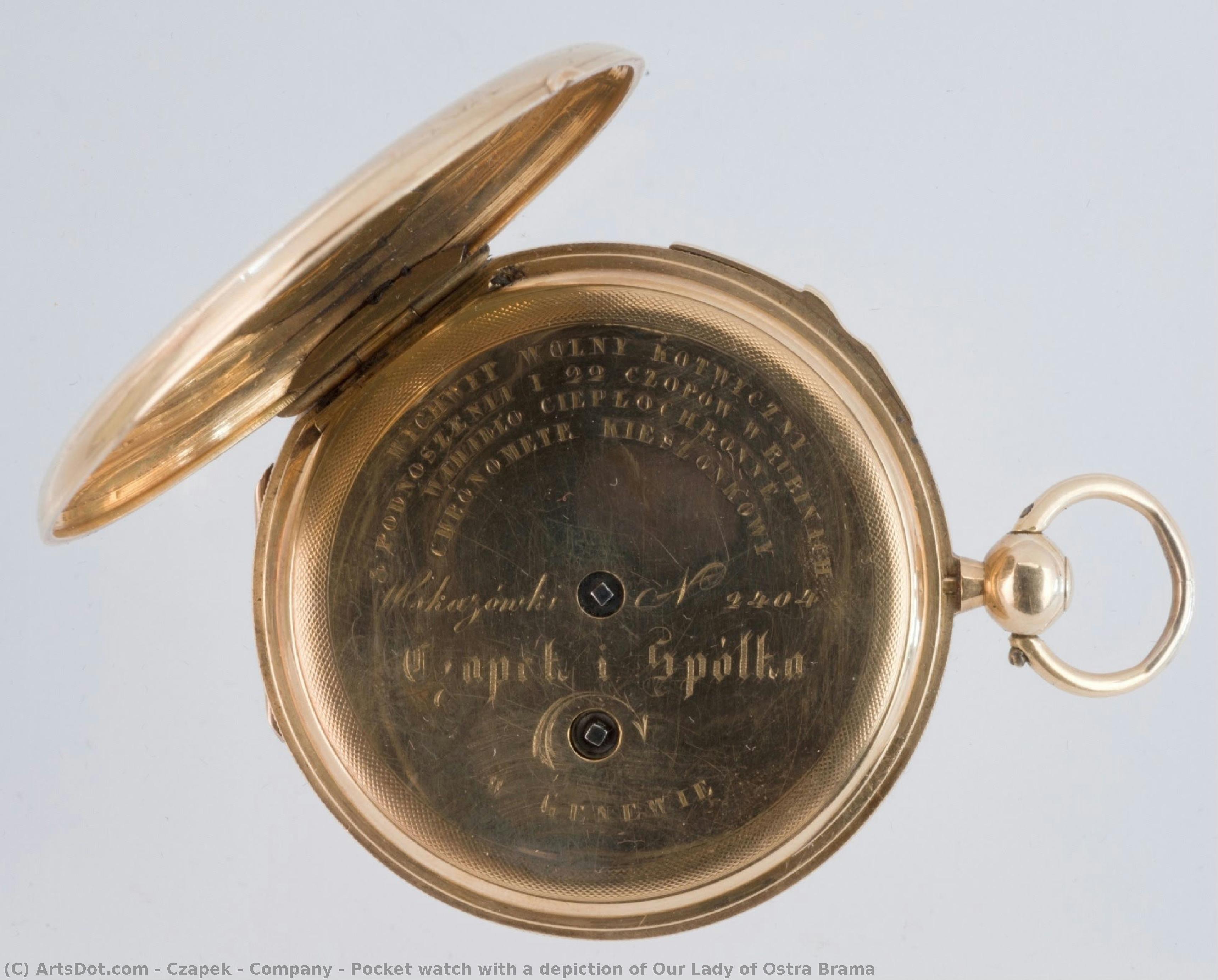 Pocket Watch With A Depiction Of Our Lady Of Ostra Brama — Czapek & Company