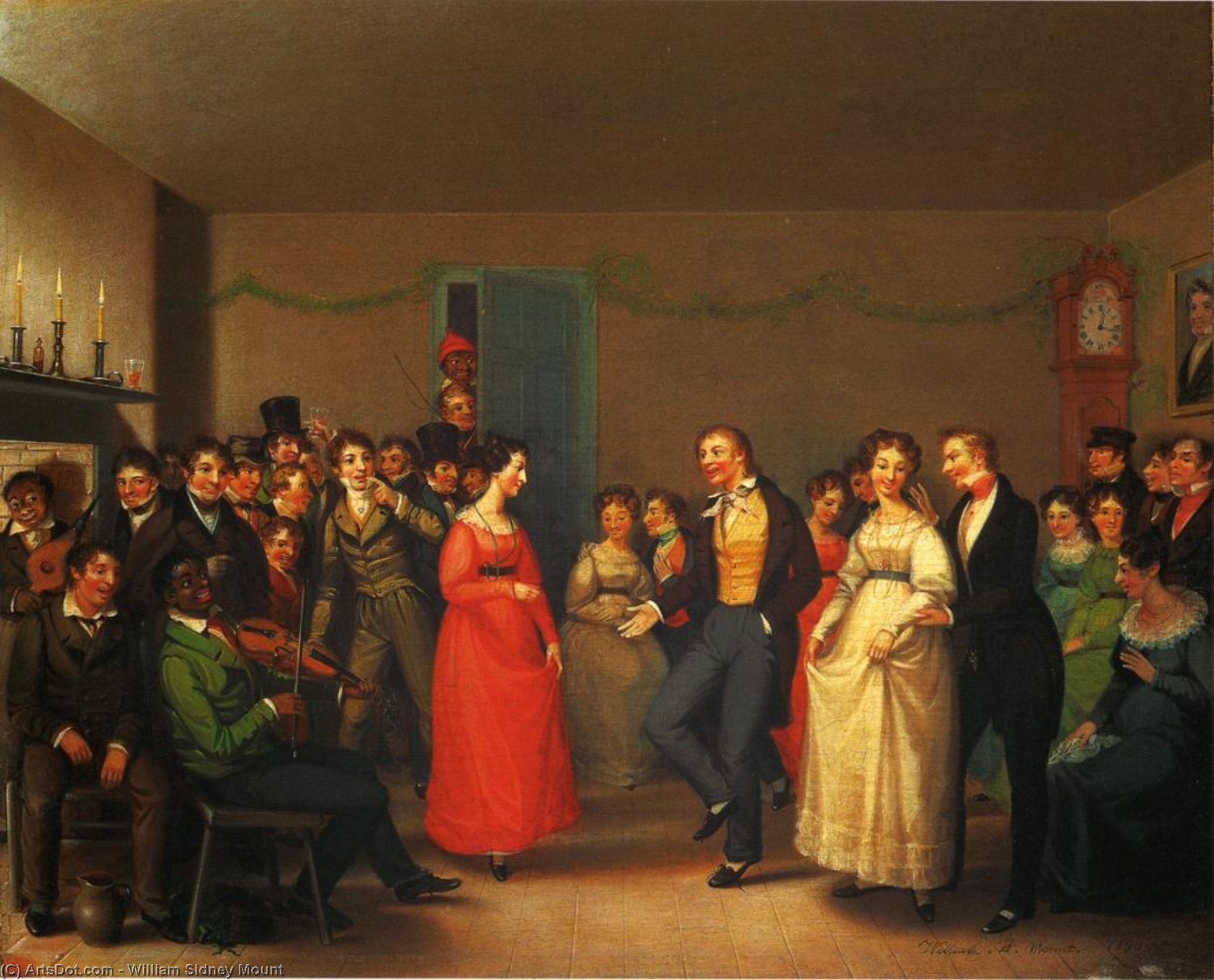 Rustic Dance After A Sleigh Ride — Вильям Сидни Маут