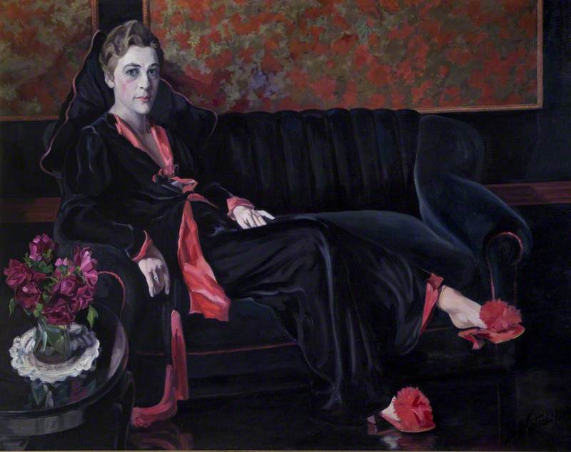 Woman On A Sofa (dorothy V. Williamson) — Paul Nietsche