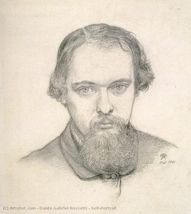 Self-portrait — Dante Gabriel Rossetti