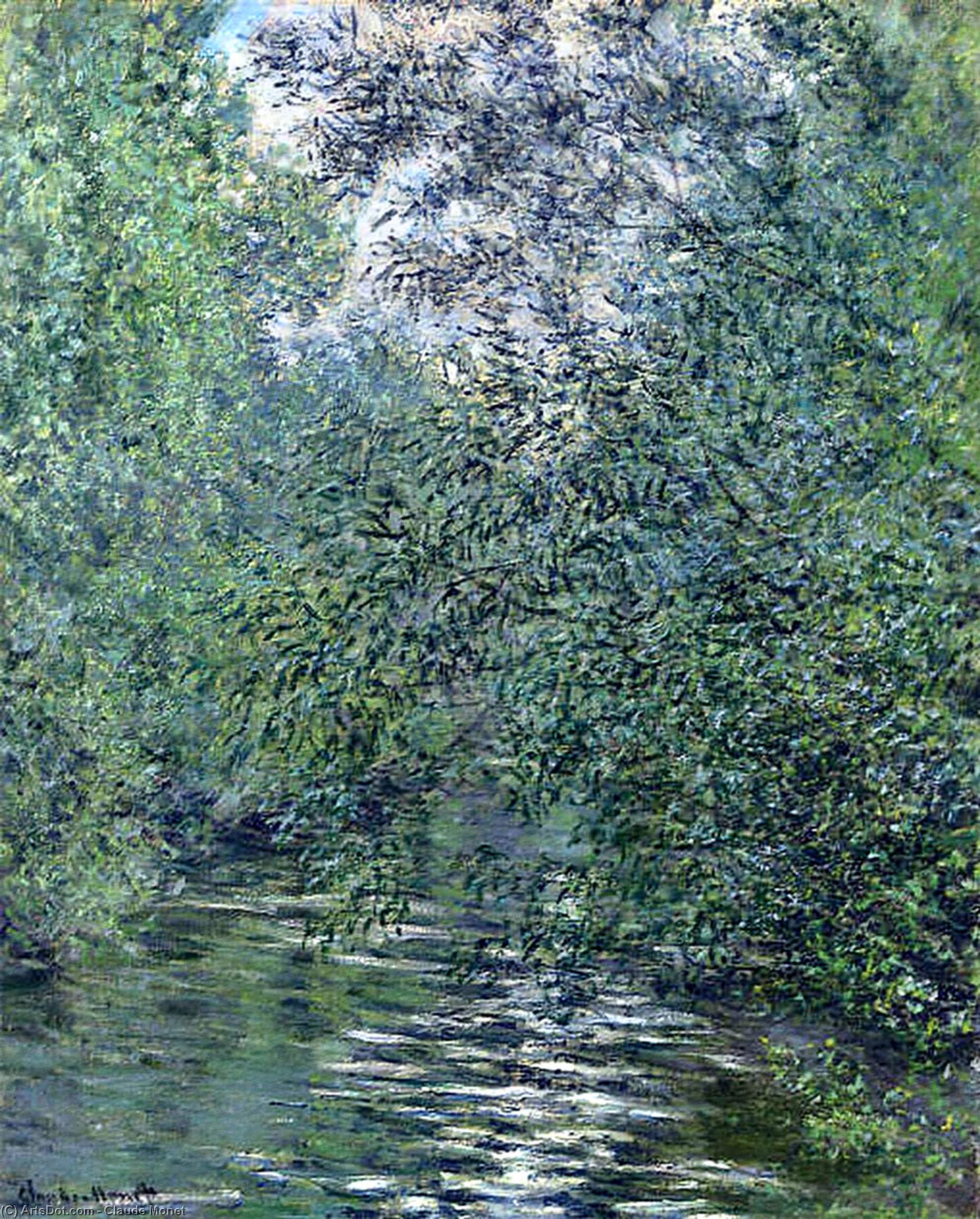 The Willows On The River — Клод Моне