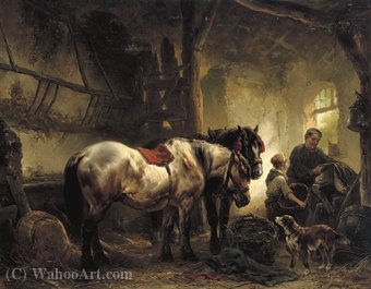 Sadling The Horses — Wouterus Verschuur