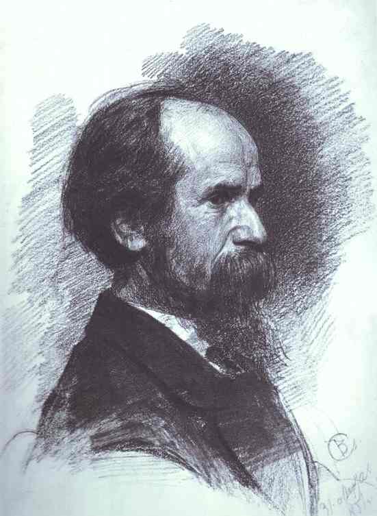 Portrait Of The Artist Pavel Tchistyakov — Valentin Alexandrovich Serov