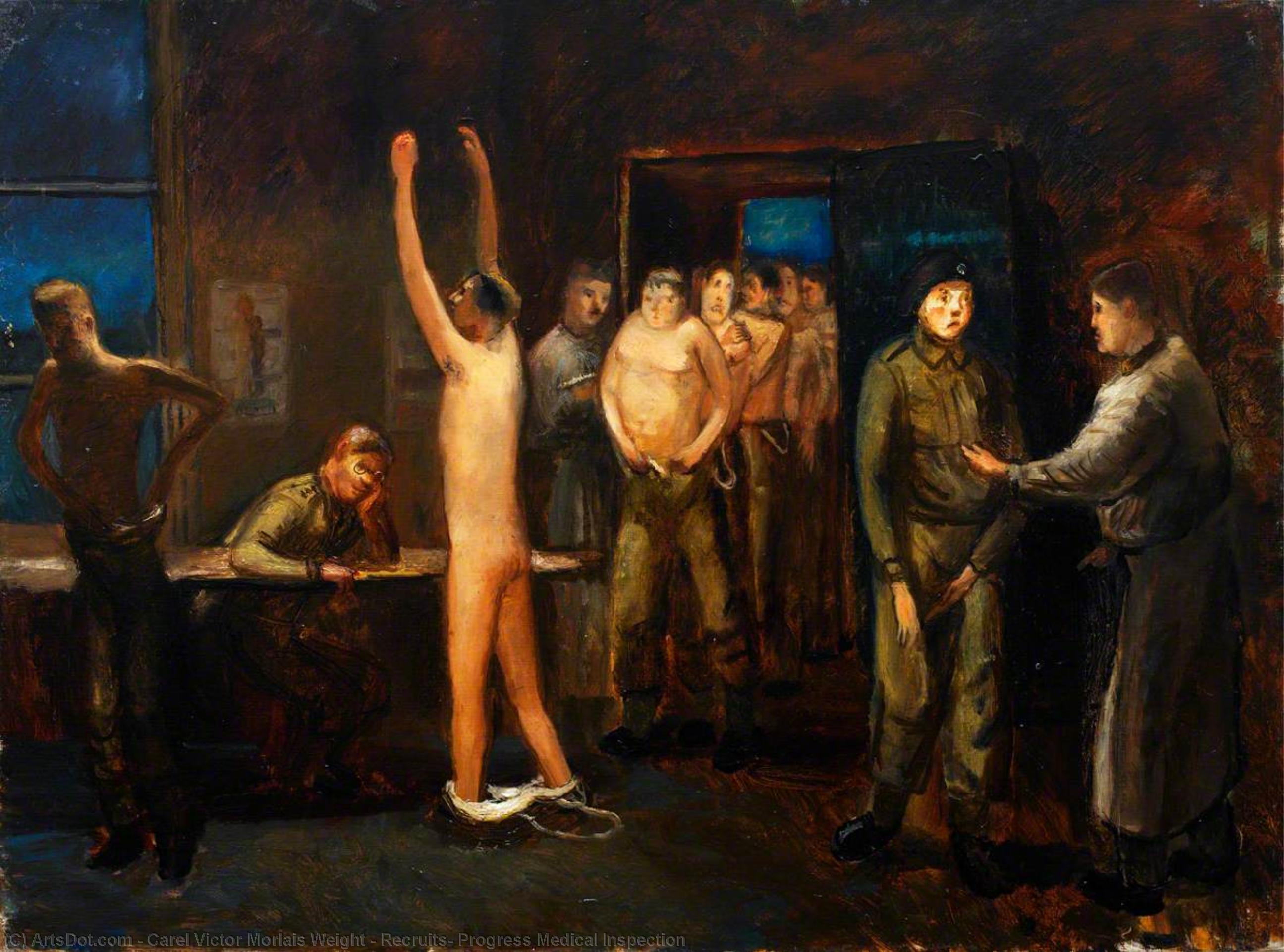 Recruits' Progress Medical Inspection — Carel Victor Morlais Weight