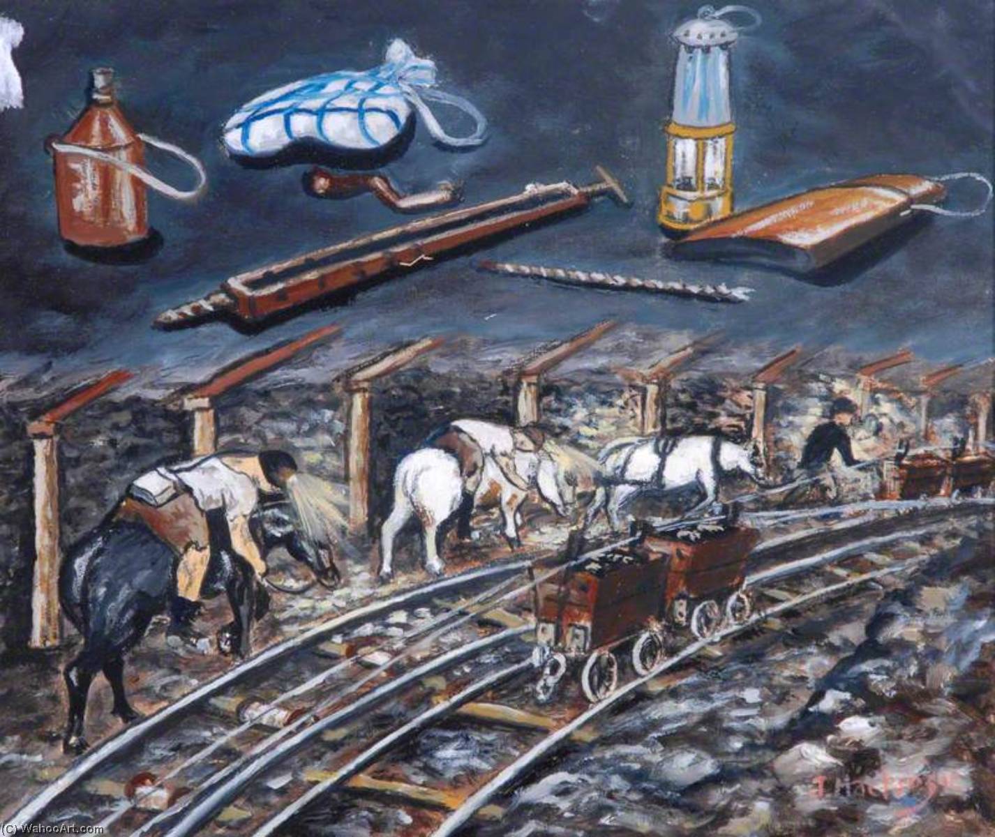 Putters Riding Ponies, Bedlington 'a' Pit, Northumberland — James Mackenzie