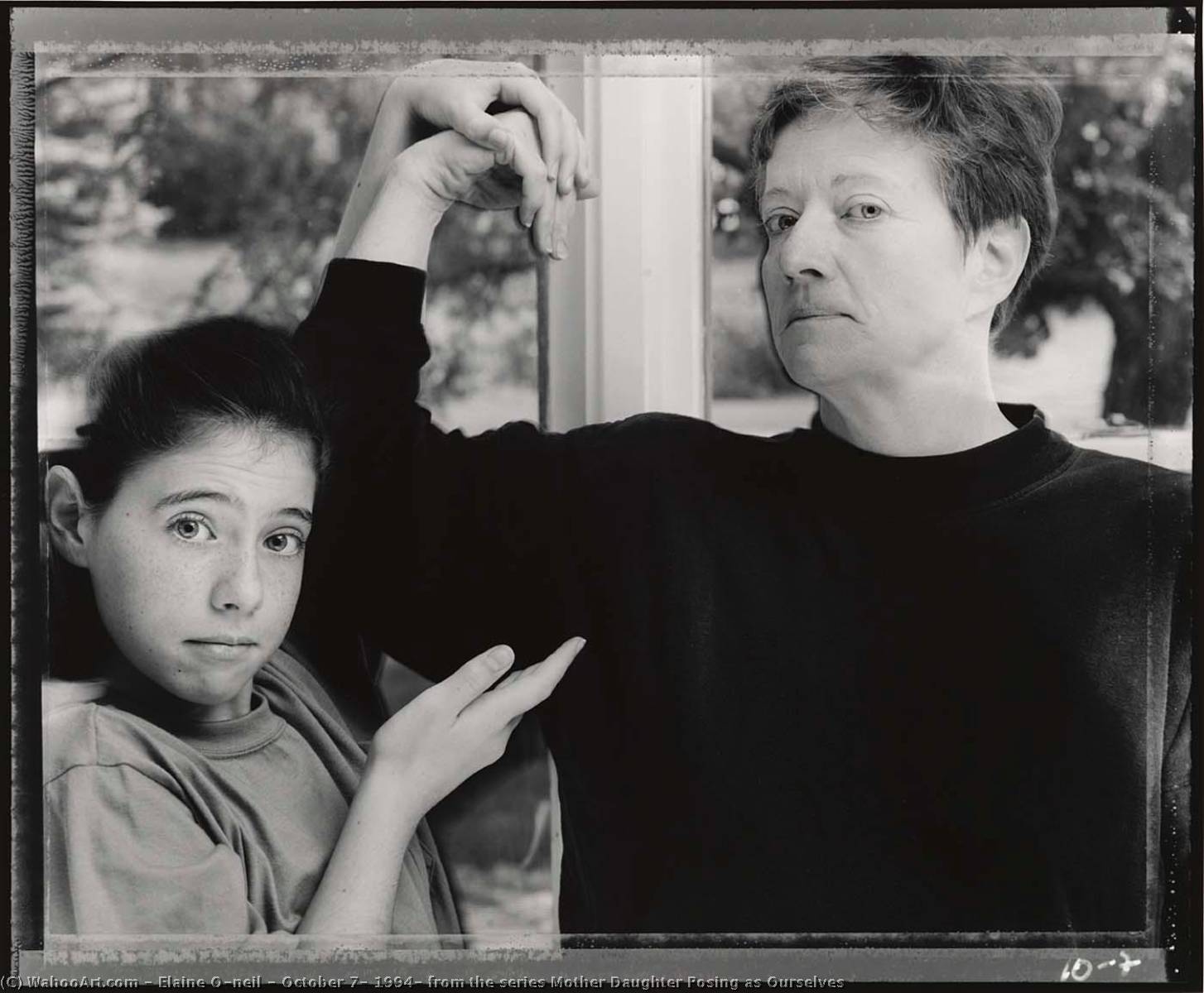 October 7, 1994, From The Series Mother Daughter Posing As Ourselves — Elaine O'neil