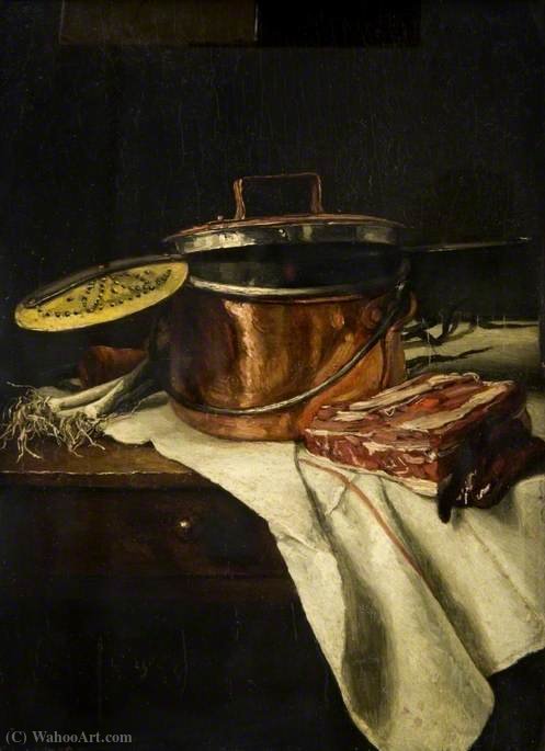 Still Life With A Copper Pot — François Bonvin