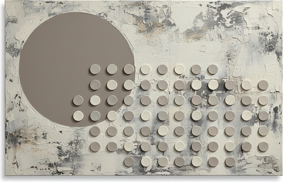 Monolithic Silence: A Rhythmic Study Of Grey Geometry And Textured Shadows — David Moreau