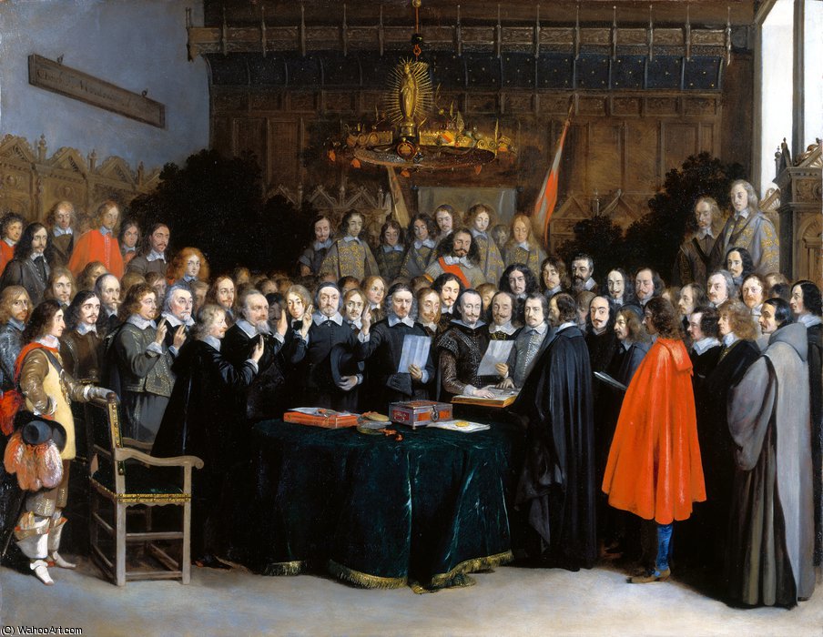 The Ratification Of The Treaty Of Münster — Gerard Ter Borch