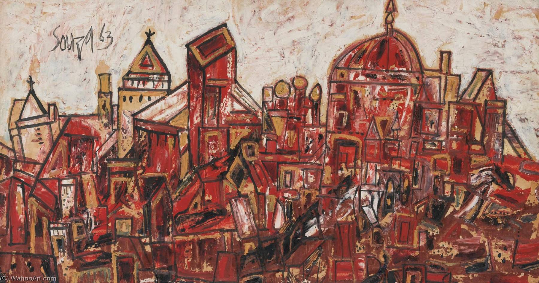Untitled (landscape) — Francis Newton Souza