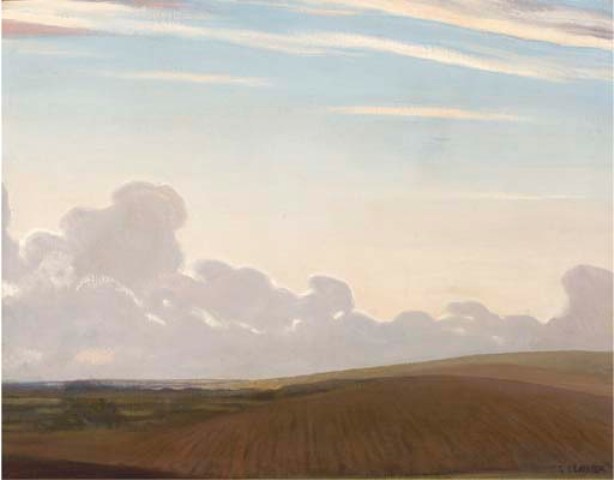 Landscape With Clouds — Sir George Clausen