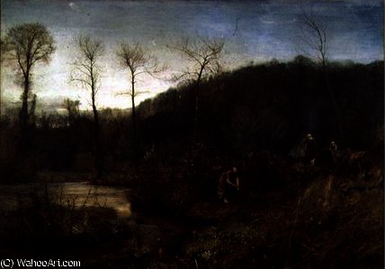 A Gipsy Encampment — John William North