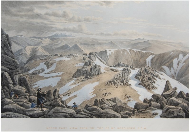 North East View From The Top Of Mount Kosciusko, New South Wales — Eugene Von Guérard