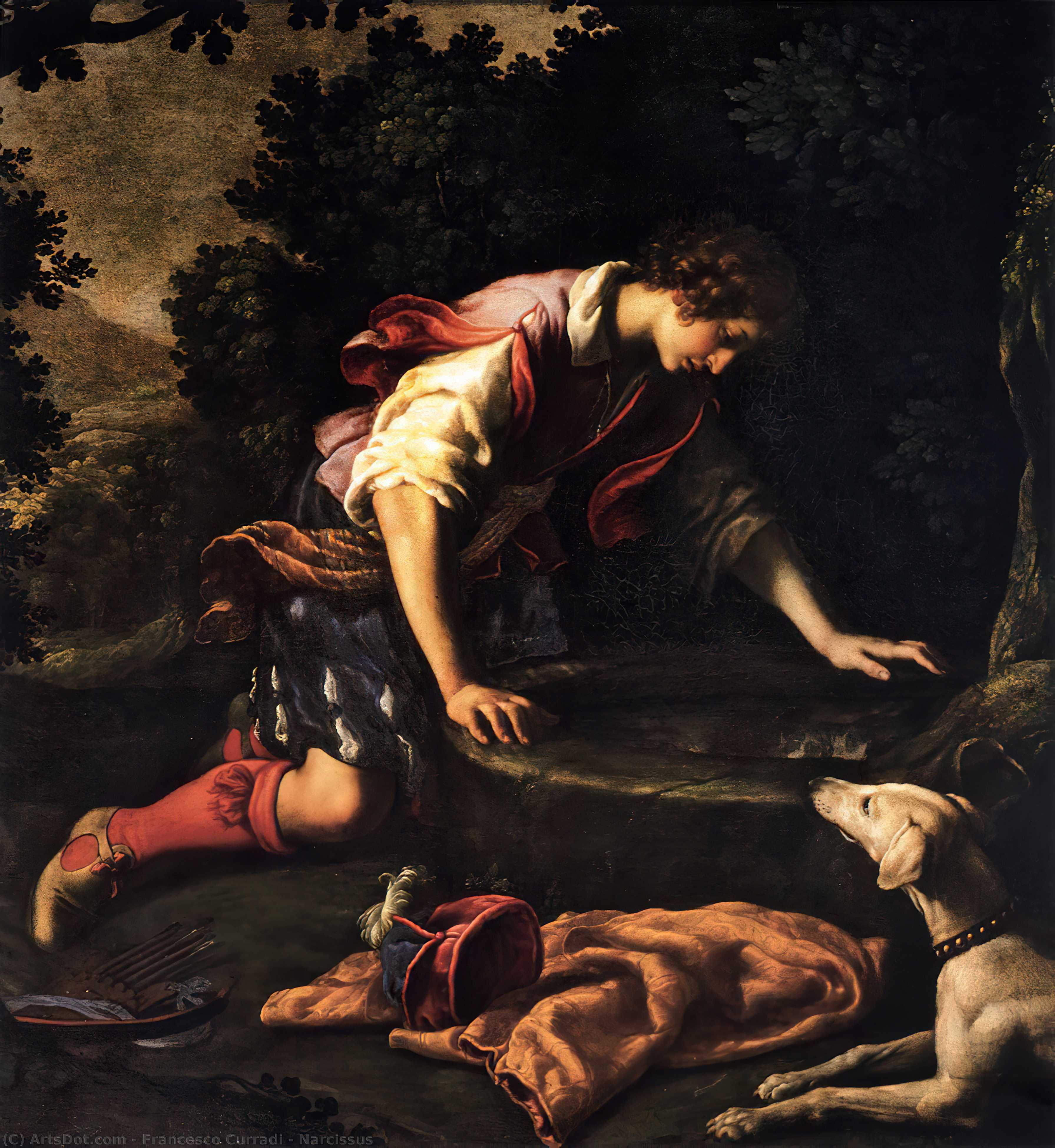 Narcissus — Francesco Curradi