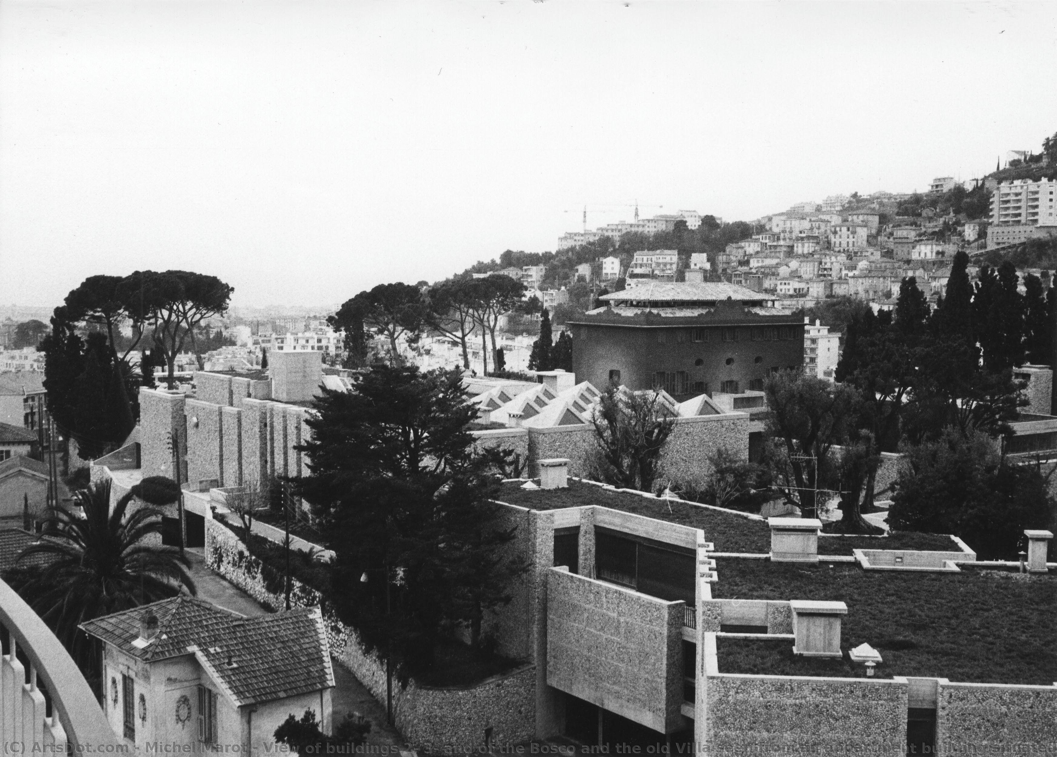 View Of Buildings 2, 3, And Of The Bosco And The Old Villa Seen From An Appartment Building Situated On The North – East Side — Mišel Maro