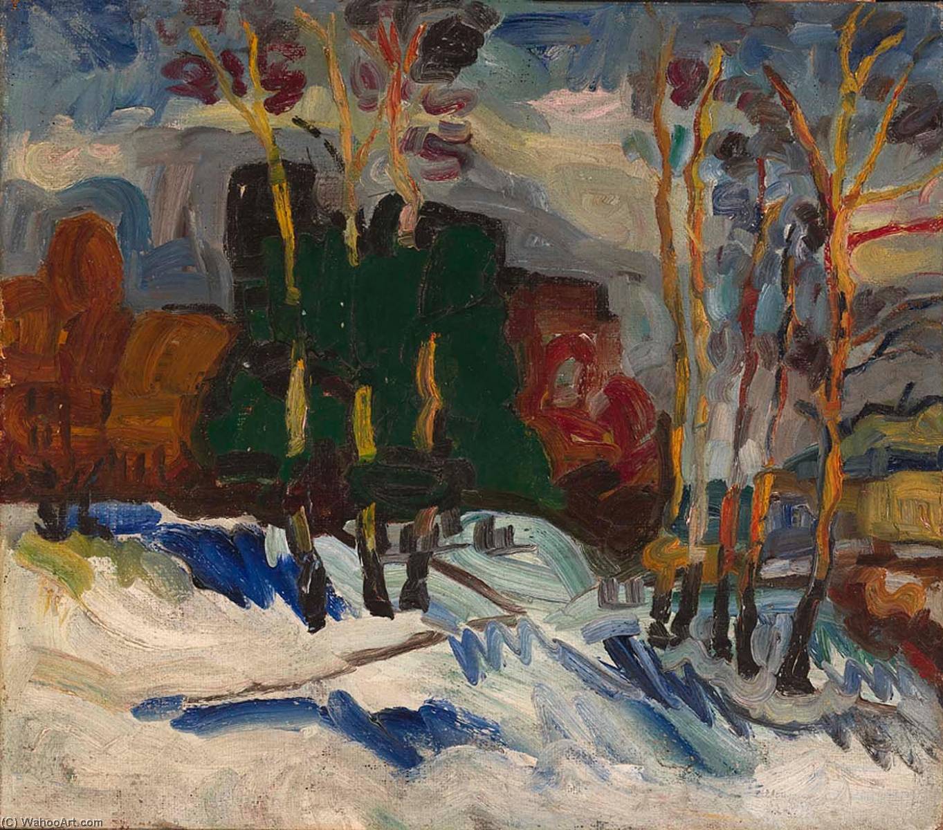 Winter Sunday — Уильям Генри Джонсон