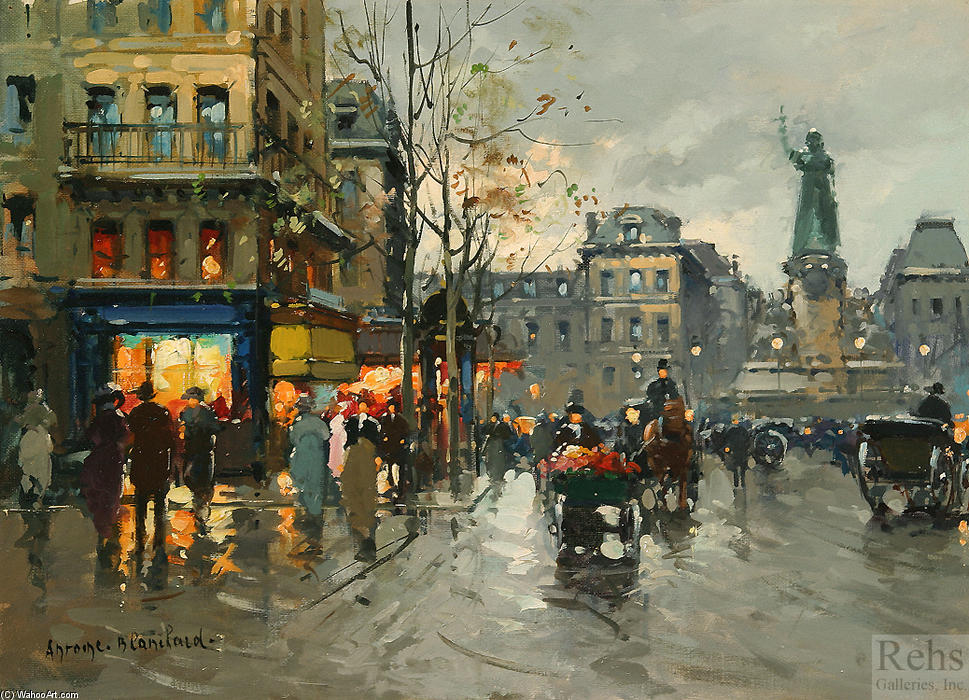 Place De La Republic — Antoine Blanchard (marcel Masson)