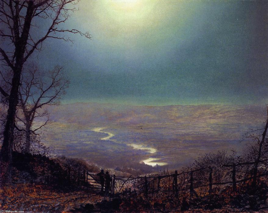 Moonlight, Wharfedale — Джон Аткинсон Гримшоу