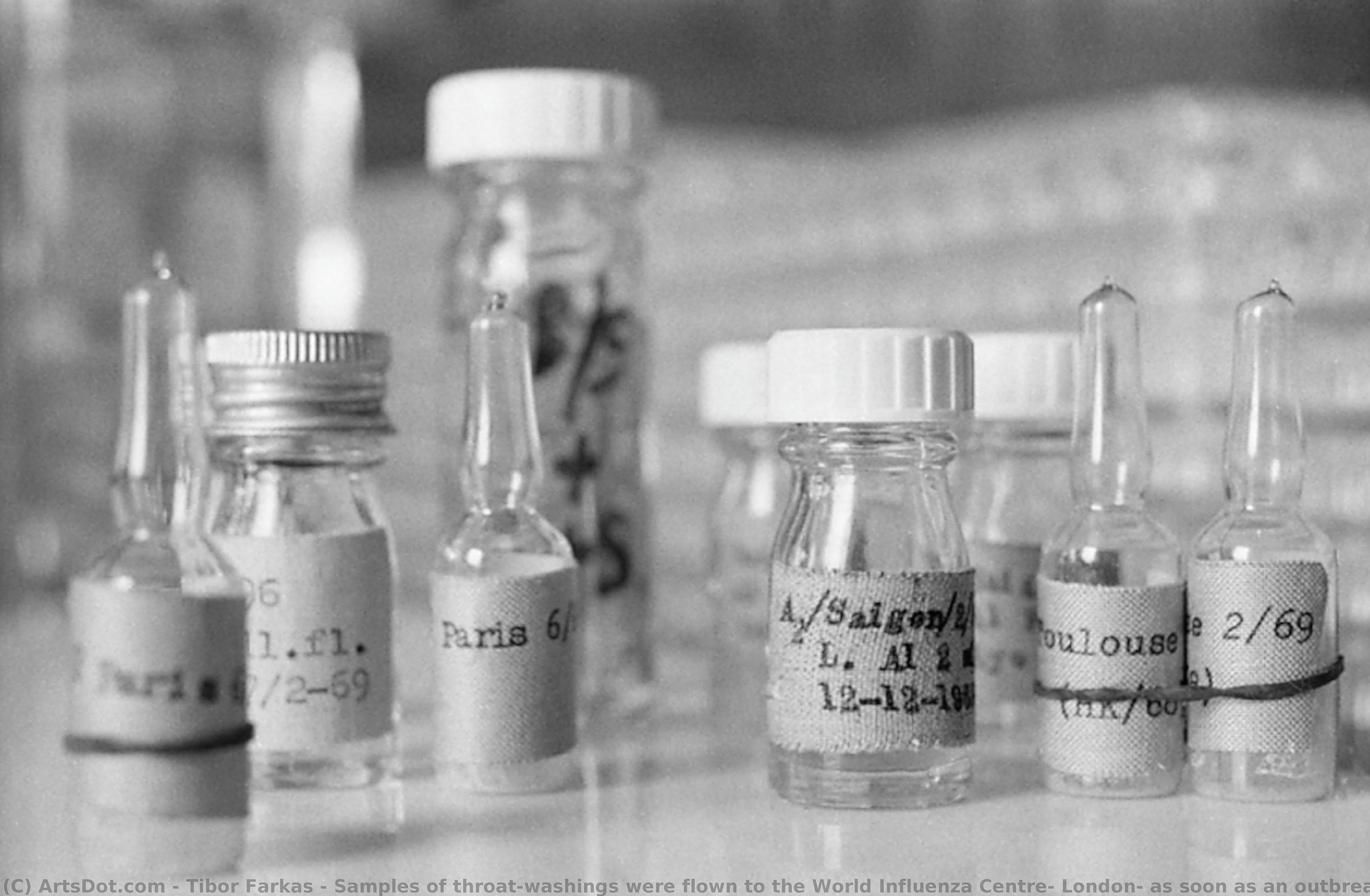 Samples Of Throat-washings Were Flown To The World Influenza Centre, London, As Soon As An Outbreak Of Influenza Occurred In Any Part Of The World — Tibor Farkas