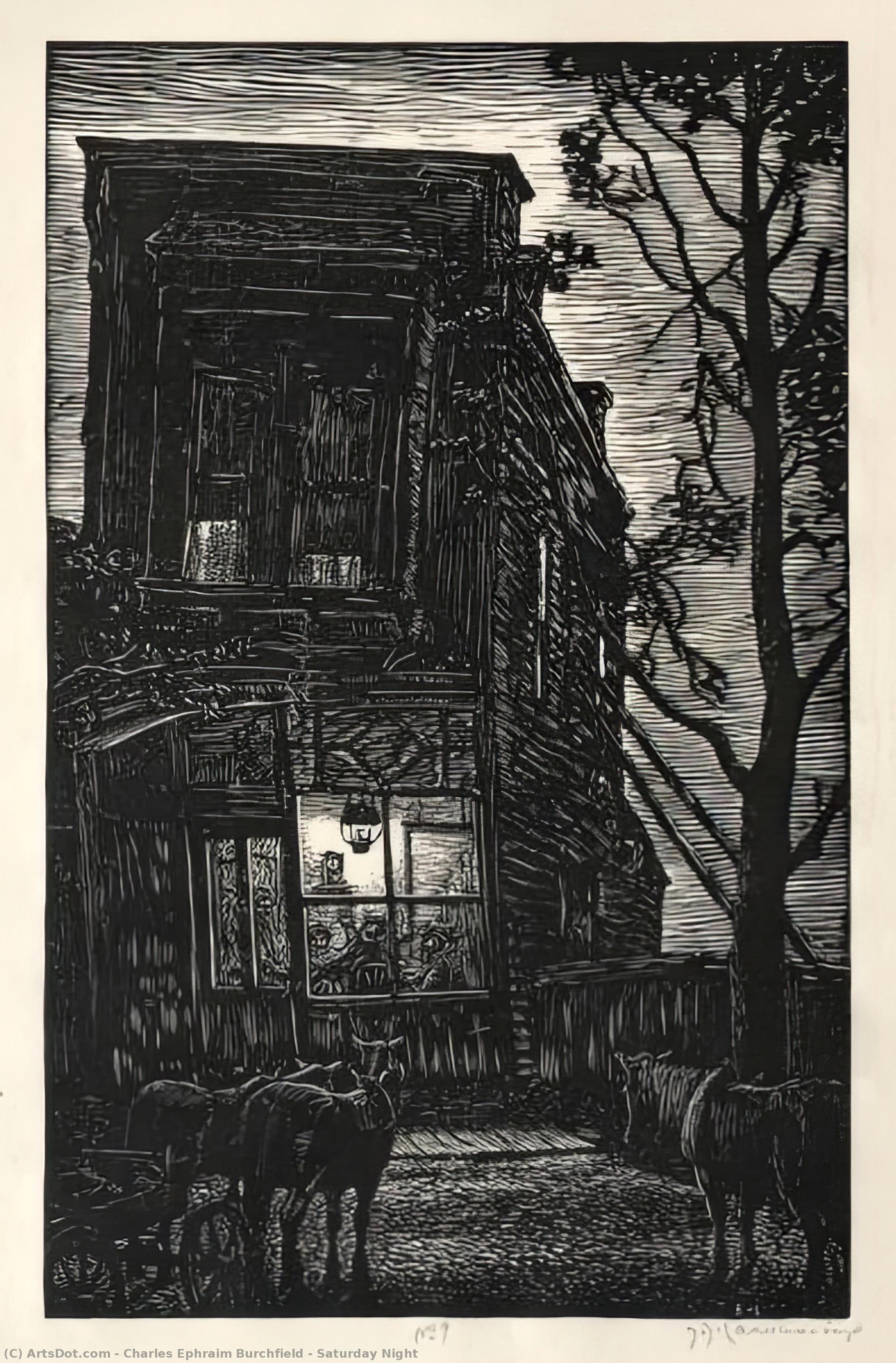 Saturday Night — Charles Burchfield