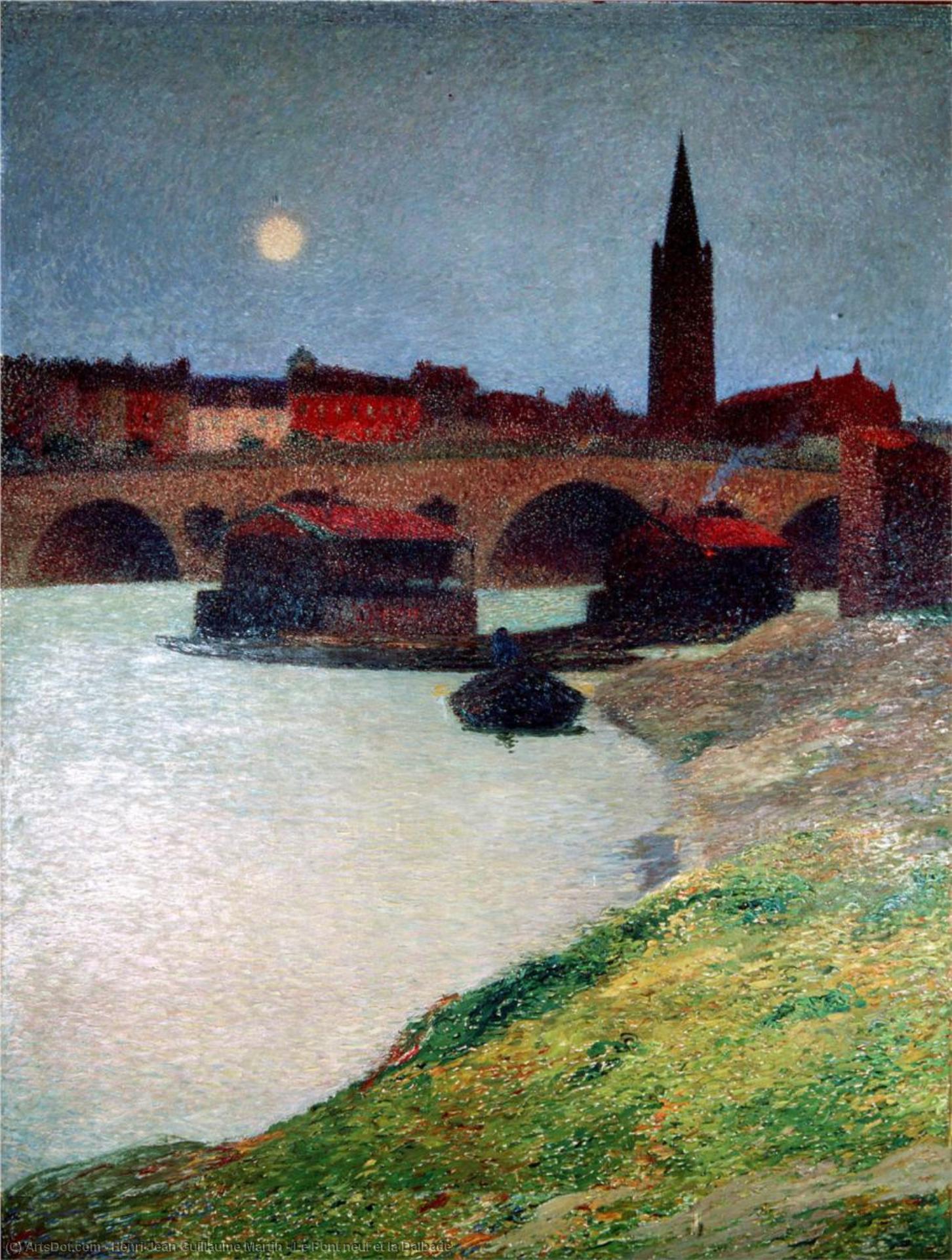 Le Pont Neuf Et La Dalbade — Henri Jean Guillaume Martin