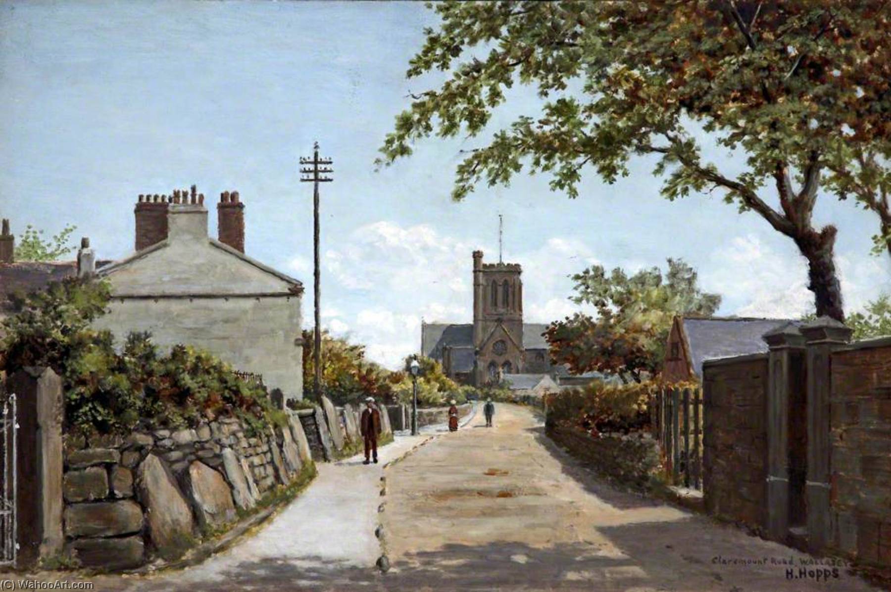 Wallasey, Wirral, Claremount Road, C.1895 — Harold Hopps