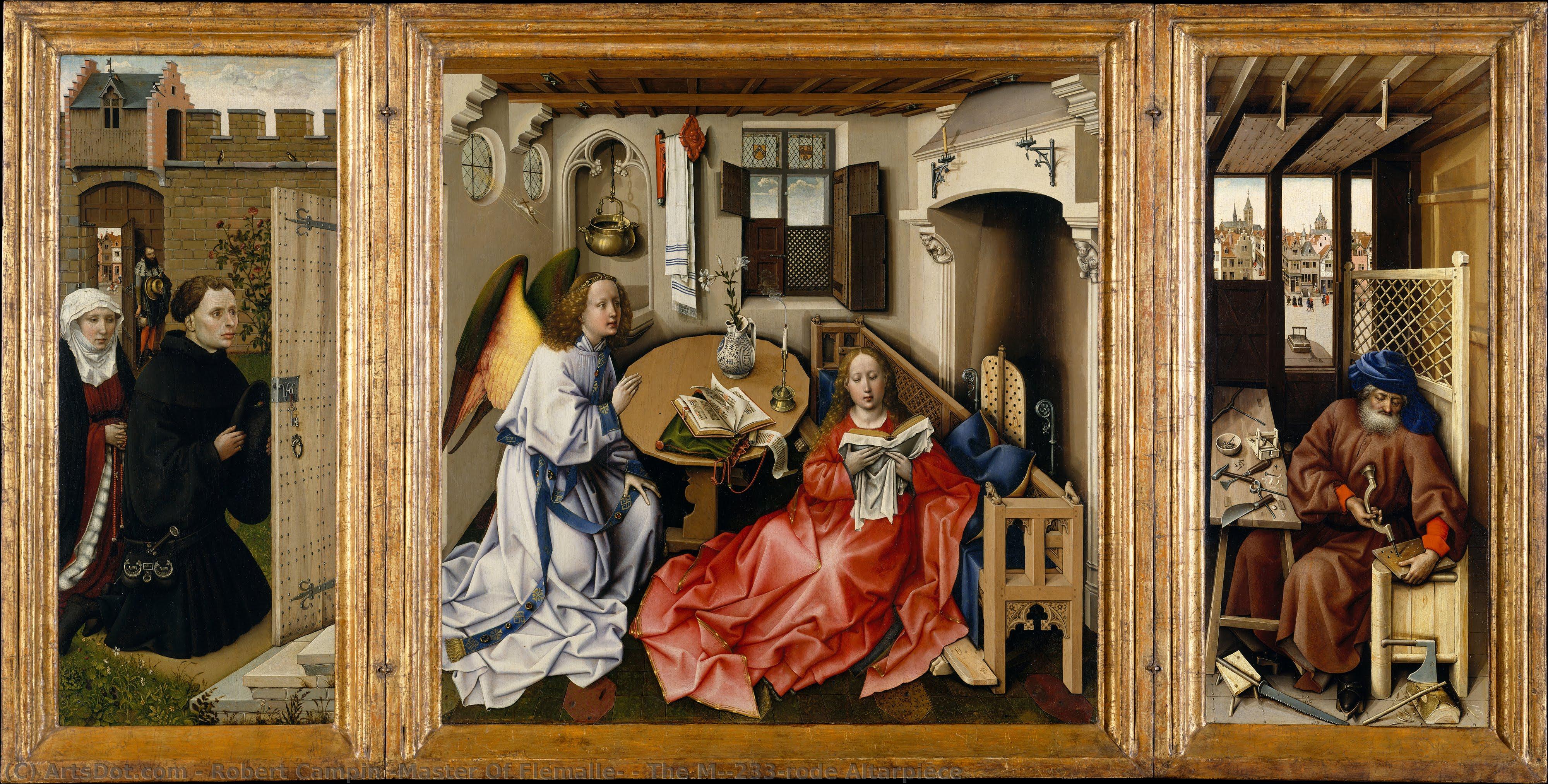 The Mérode Altarpiece — ロベール・カンパン（フレマルの巨匠）