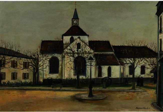 Church Of Aulnay-sous-bois (seine-saint-denis) — Maurice Utrillo