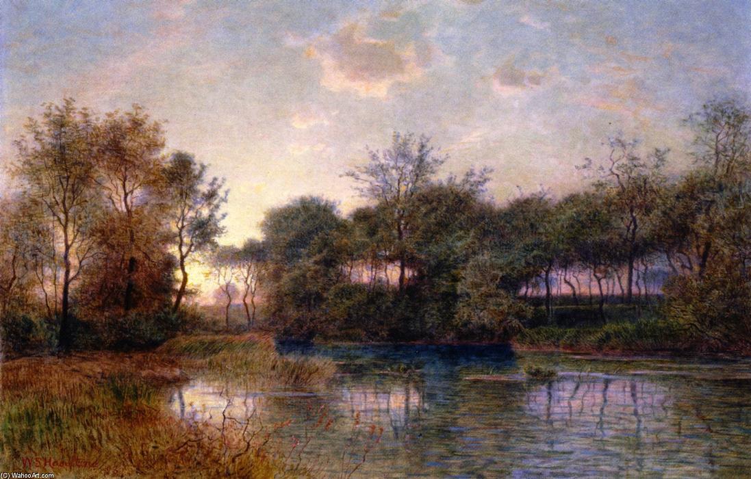River Landscape — Vilijam Stenli Haseltin