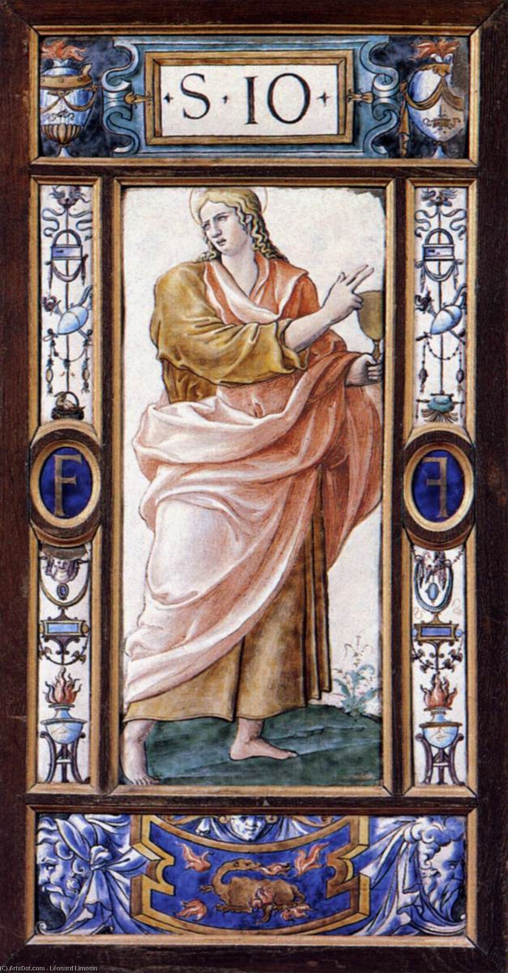 St John — Léonard Limosin