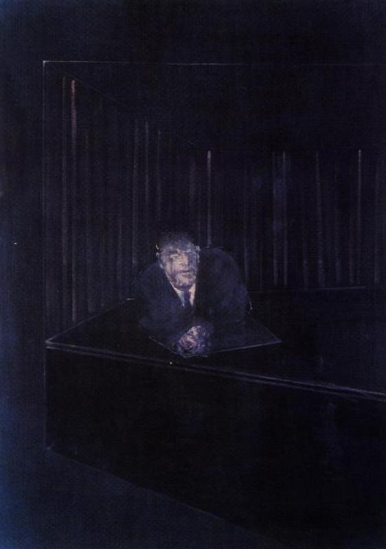 Man In Blue Iv — フランシス・ベーコン