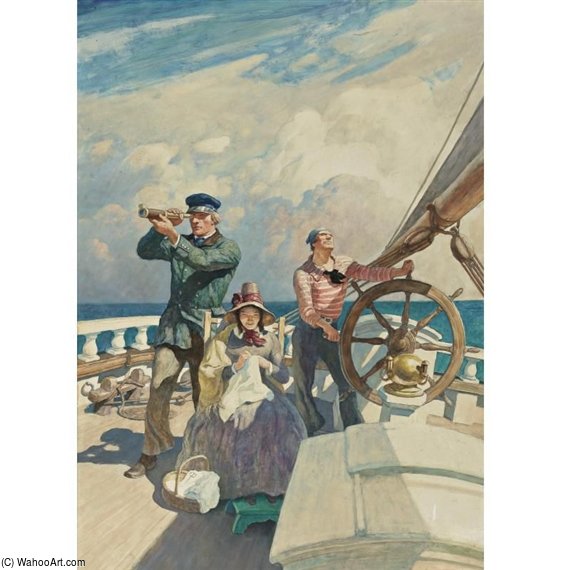 They Took Their Wives With Them On Their Cruises — N.c. Wyeth