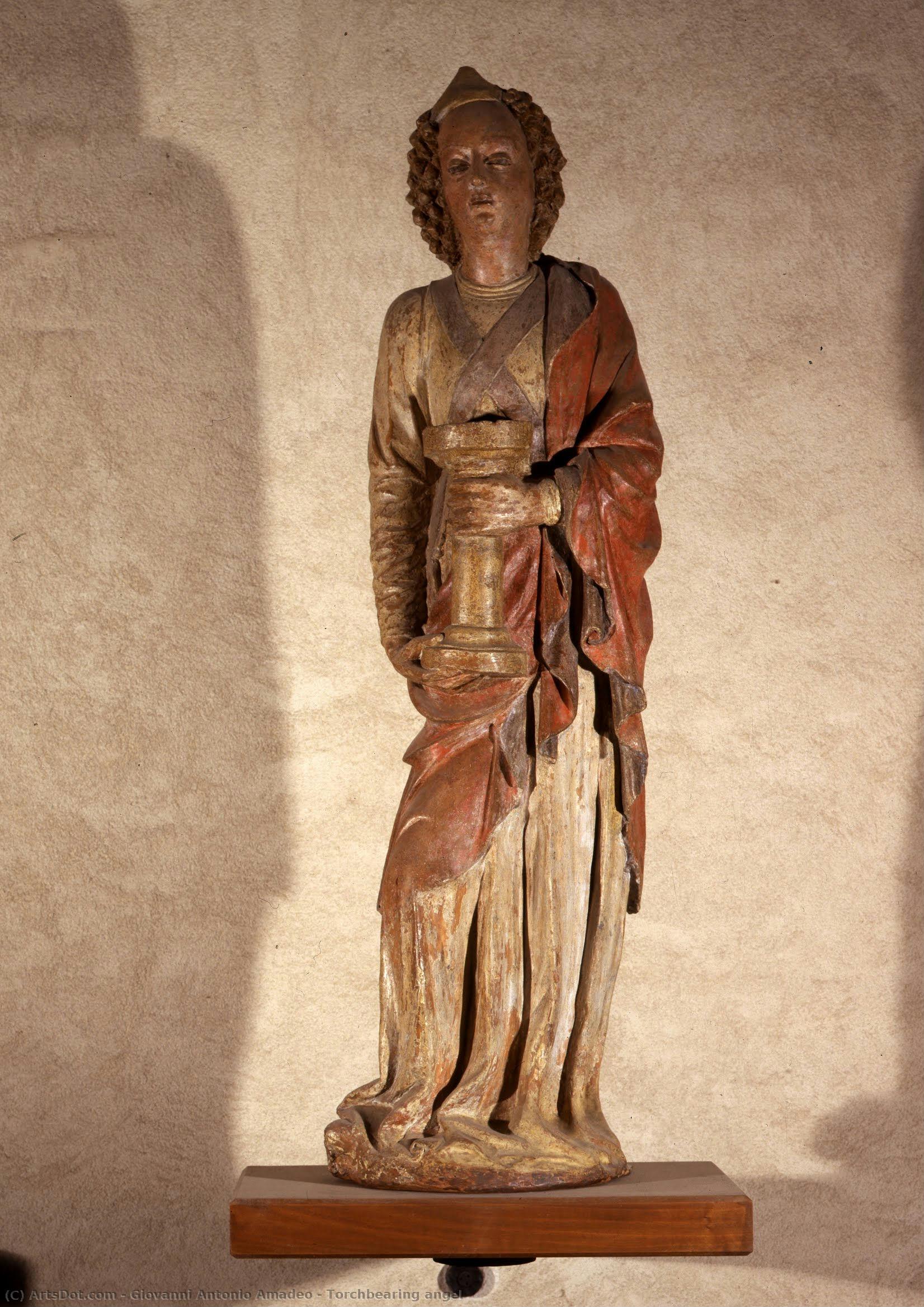 Torchbearing Angel — Giovanni Antonio Amadeo