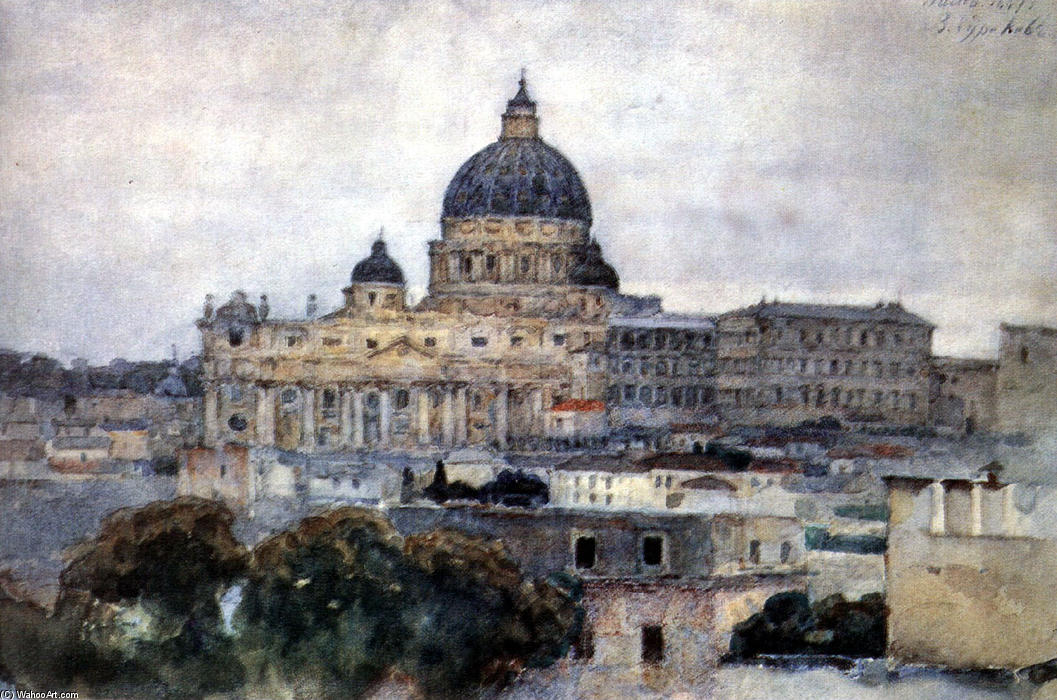 Saint Peter's Cathedral In Rome — Vasily Ivanovich Surikov