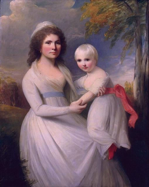 Mrs. Thomas Sanderson And Child — Джордж Роминг