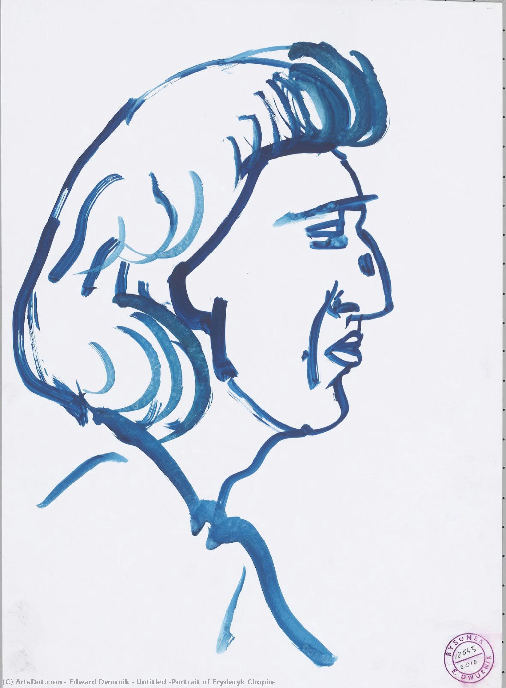 Untitled [portrait Of Fryderyk Chopin] — Edward Dwurnik
