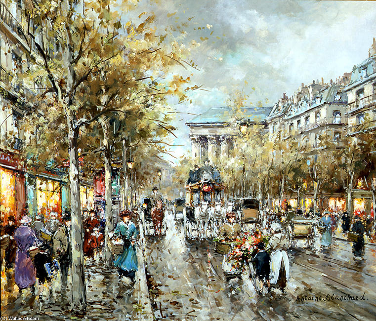 La Madeleine Boulevard Des Capucines — Antoine Blanchard (marcel Masson)