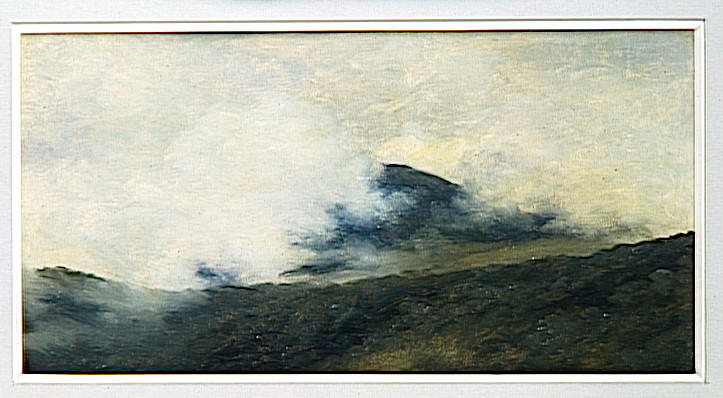 La Rocca Di Papa Montagne Dans Les Nuages — Pierre De Valenciennes