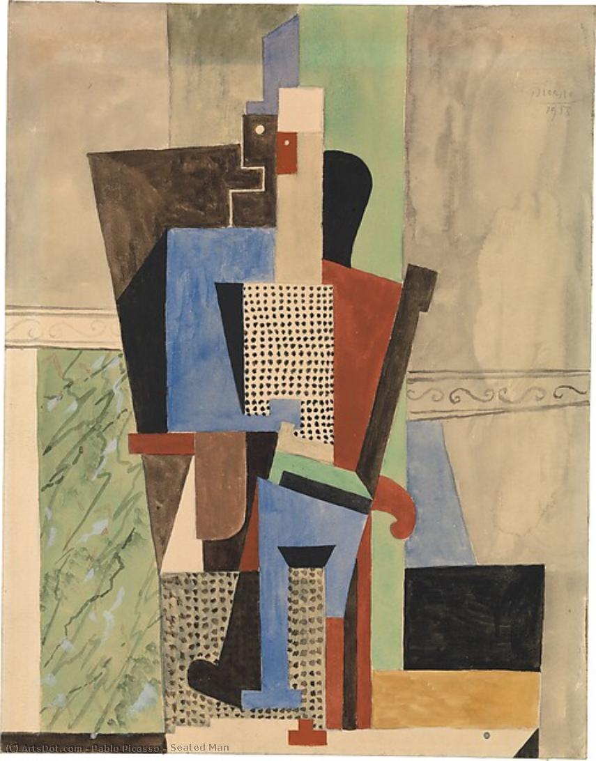 Seated Man — Пабло Пикасо