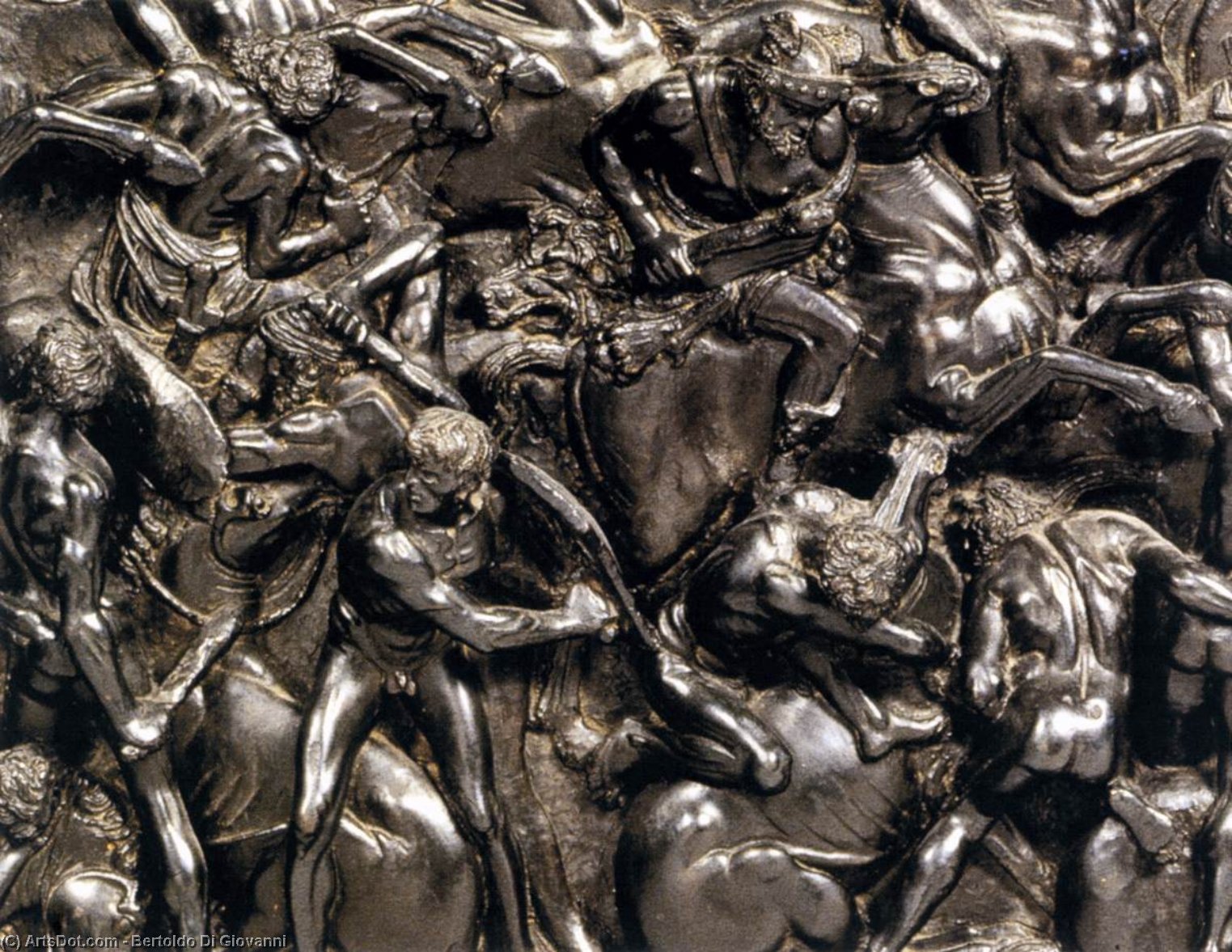 Battle (detail) — ベルトルド・ディ・ジョヴァンニ