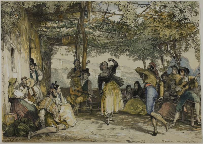 Spanish Peasants Dancing The Bolero — John Frederick Lewis