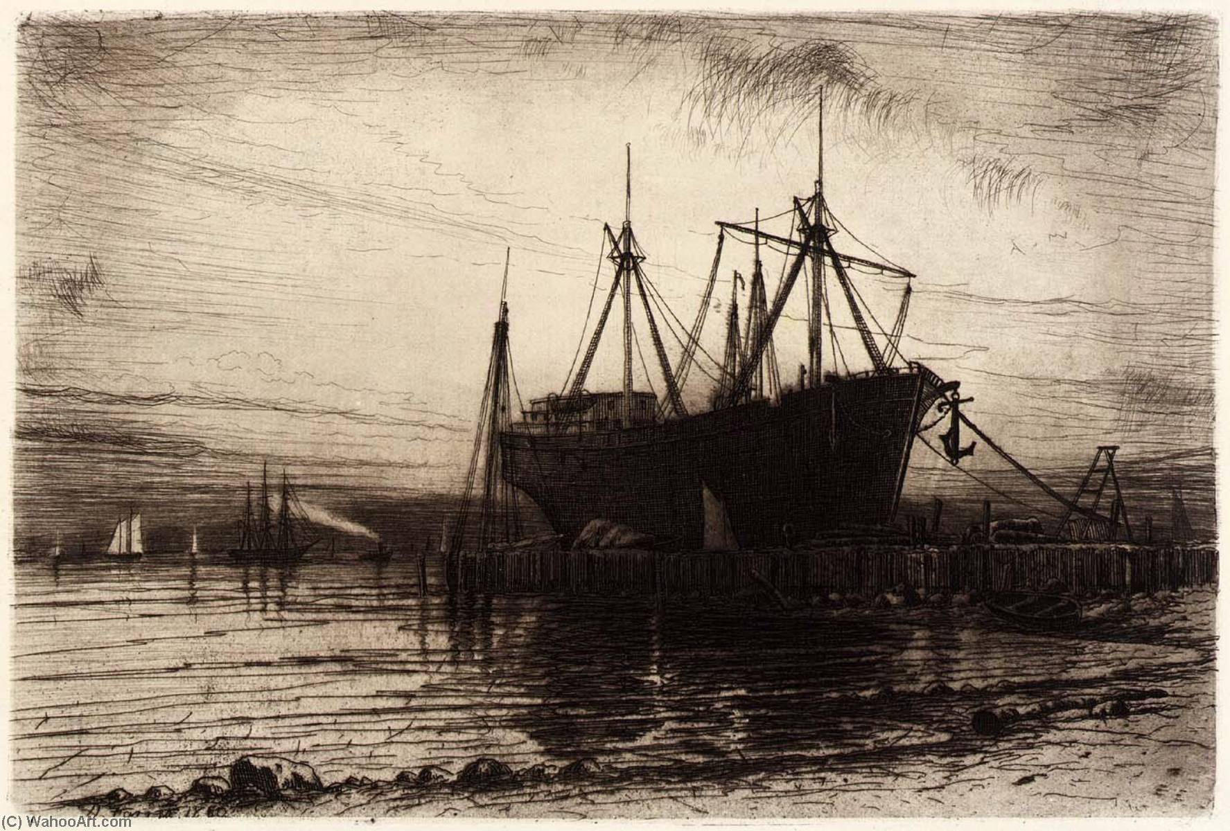 Sunset, Gowanus Bay — Henry Farrer