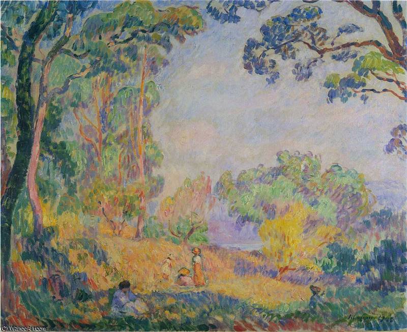 In A Field Near The Sea — Henri Lebasque