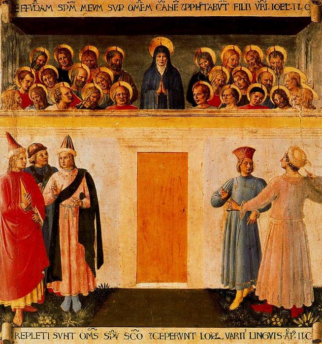 La Venida Del Espíritu Santo — Fra Angelico